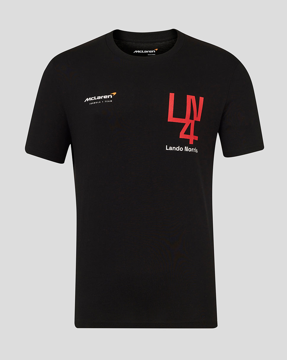 Unisex Lando Norris Silverstone T-Shirt - Black