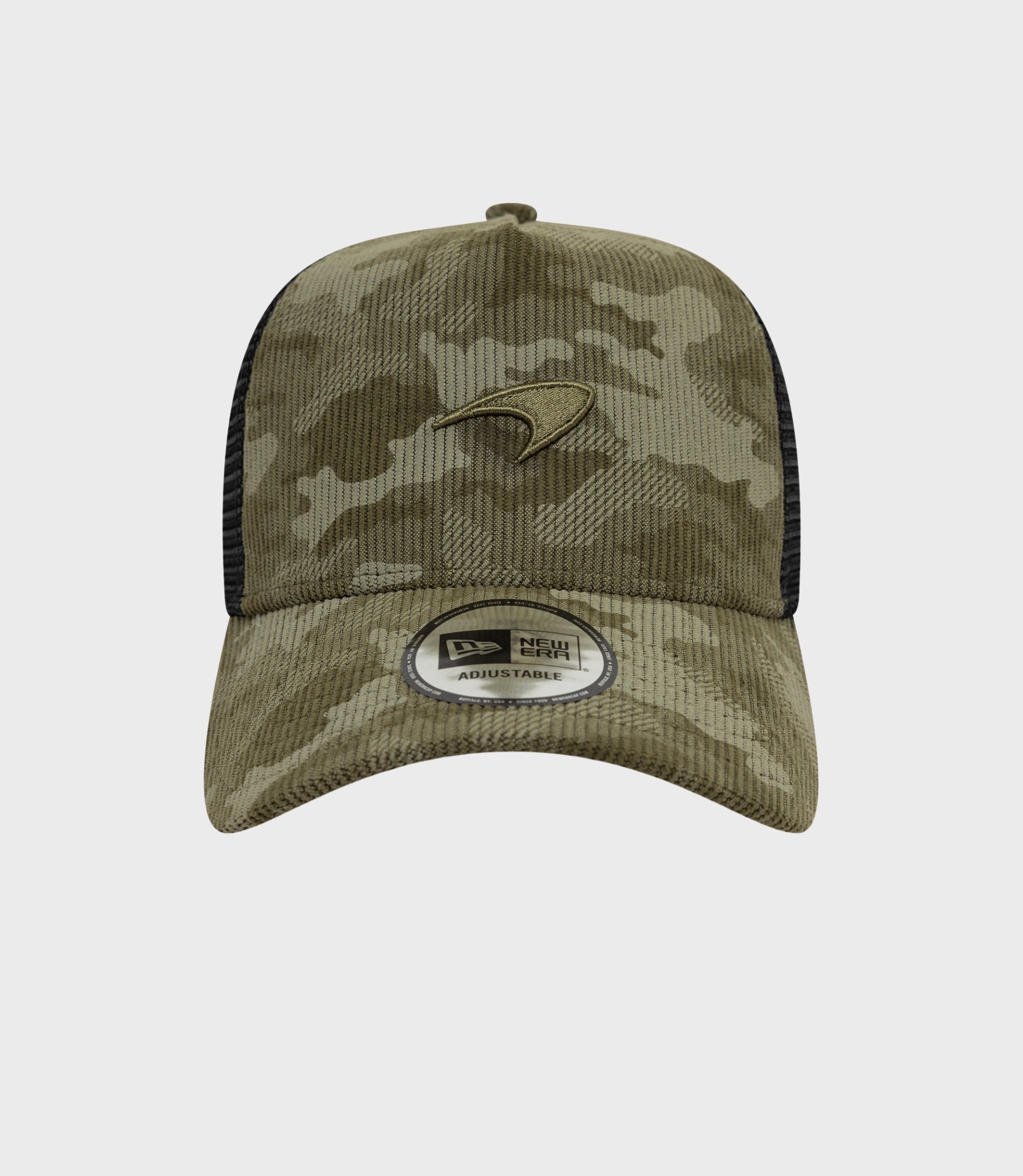 New Era x McLaren Cord Camo 9Forty® E-Frame Trucker Cap - Camo Green 3 New Era x McLaren Cord Camo 9Forty® E-Frame Trucker Cap - Camo Green