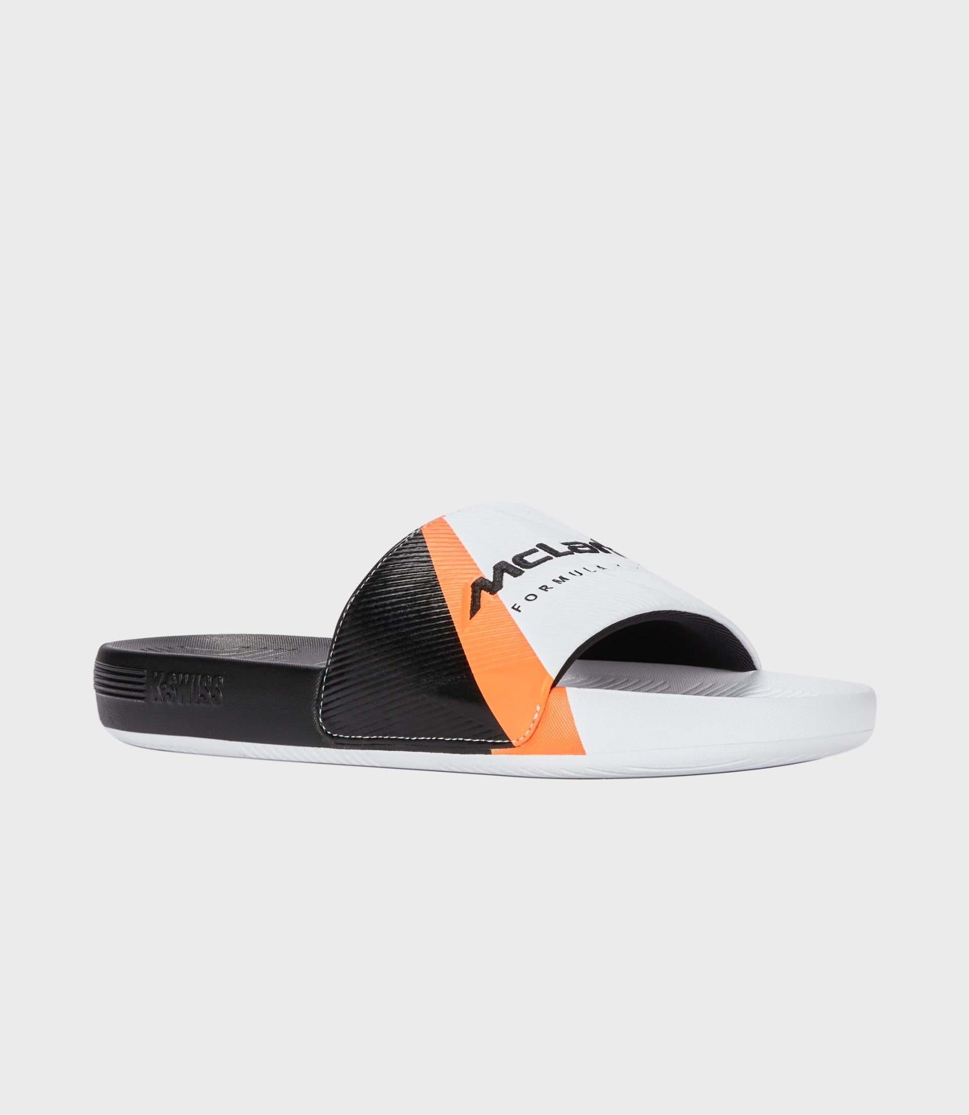 K-Swiss x McLaren Mens Slide Sandals - White/Black