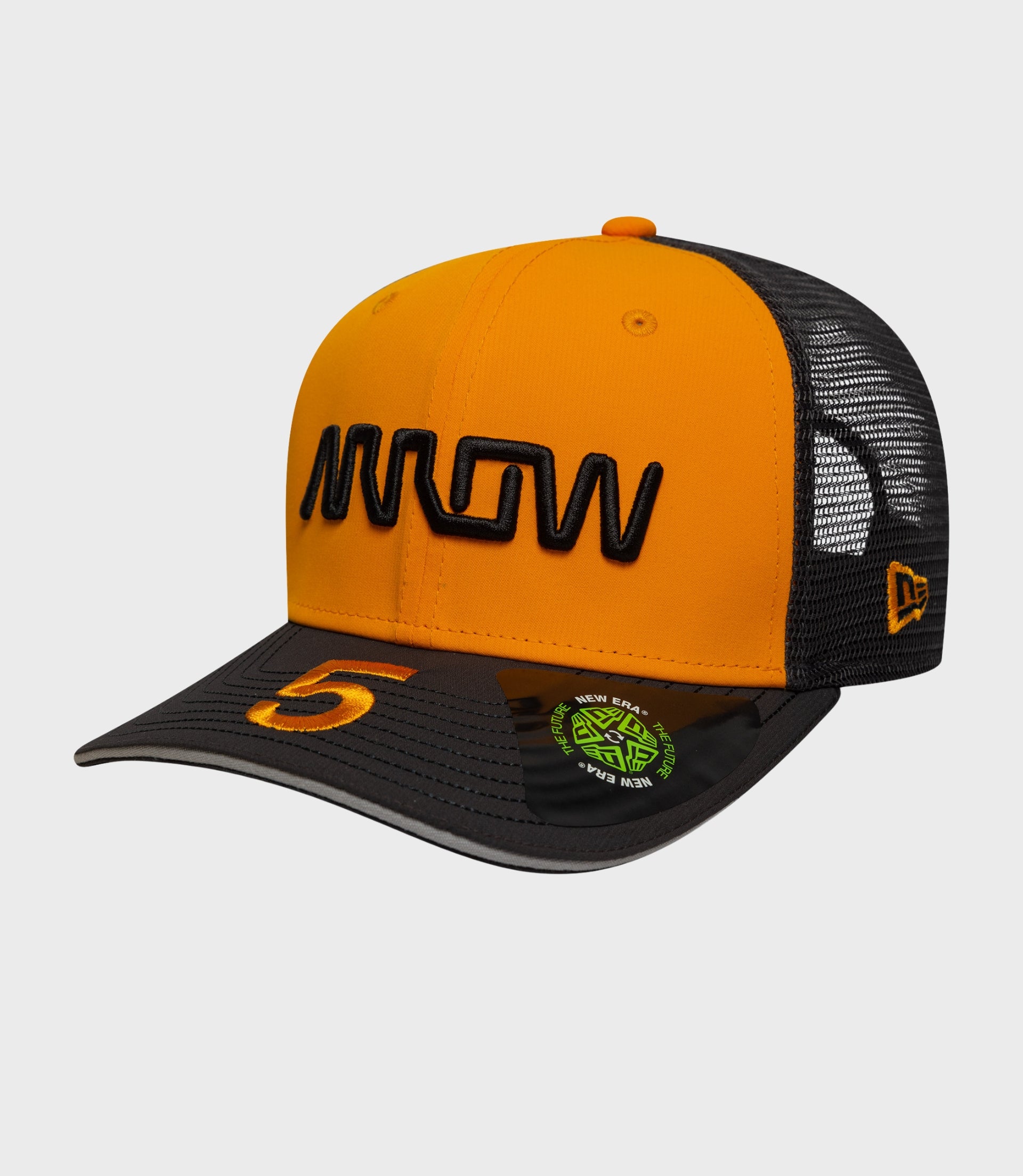 New Era x Arrow McLaren Pato O'Ward IndyCar Teamwear 9Seventy Stretch Snap Cap - Papaya