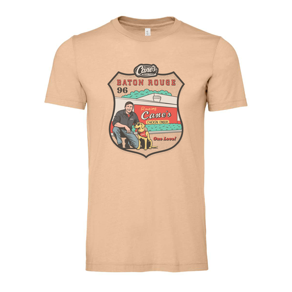 Cane's Road Trip Baton Rouge Tee