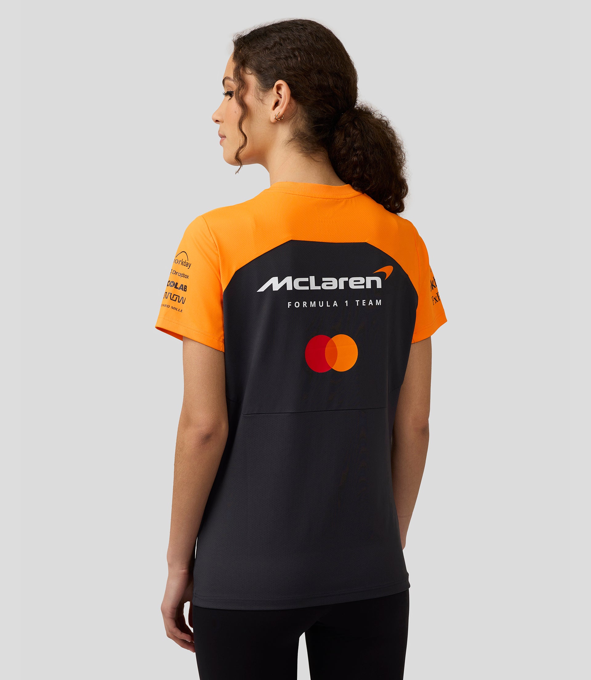 Official Womens McLaren Formula 1 Team Set Up T-Shirt - Phantom/Papaya 3 Official Womens McLaren Formula 1 Team Set Up T-Shirt - Phantom/Papaya