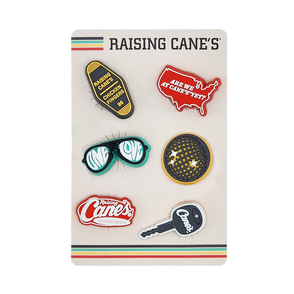 Cane's Road Trip Shoe Charm Set