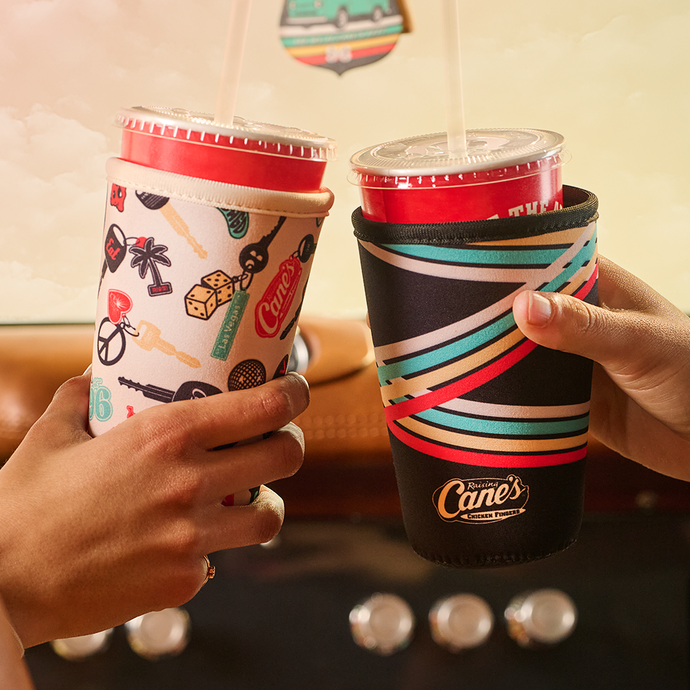 Cane's Road Trip Keychain Cup Coolie 3 Cane's Road Trip Keychain Cup Coolie