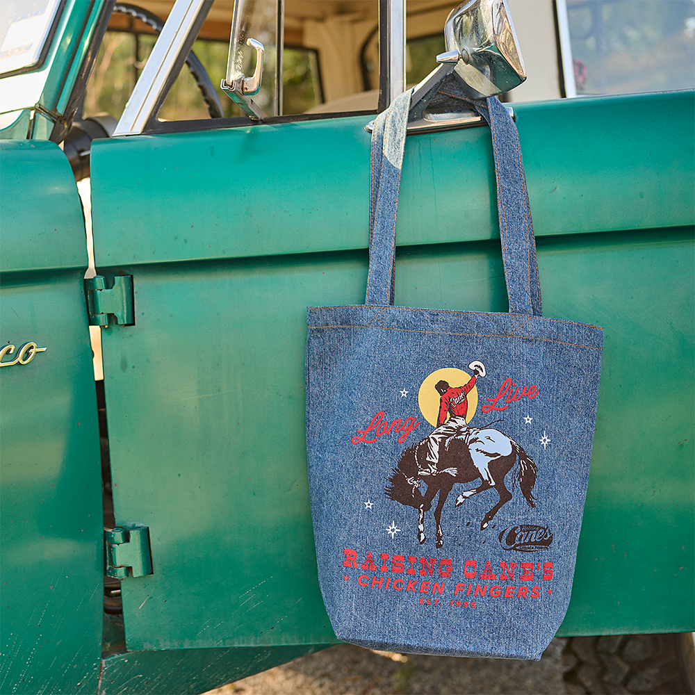 Bronco Rider Denim Tote 3 Bronco Rider Denim Tote