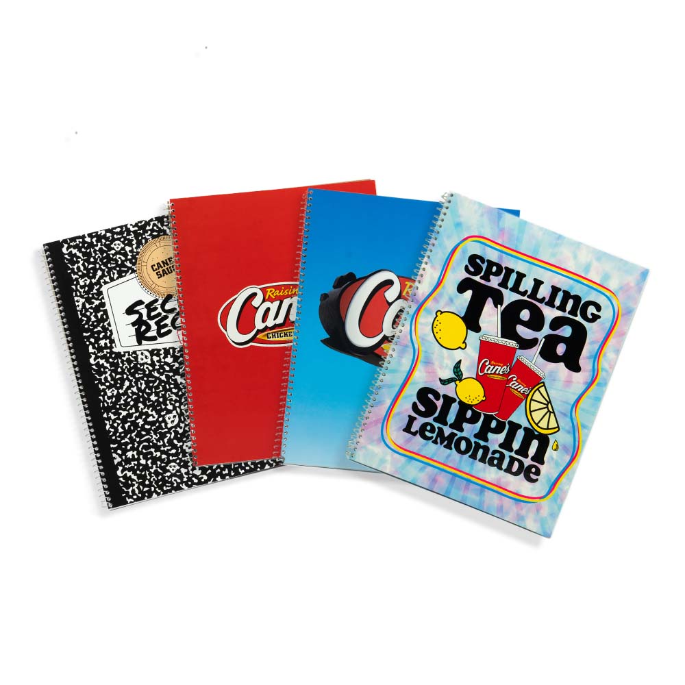 Spiral Notebook Set of 4
