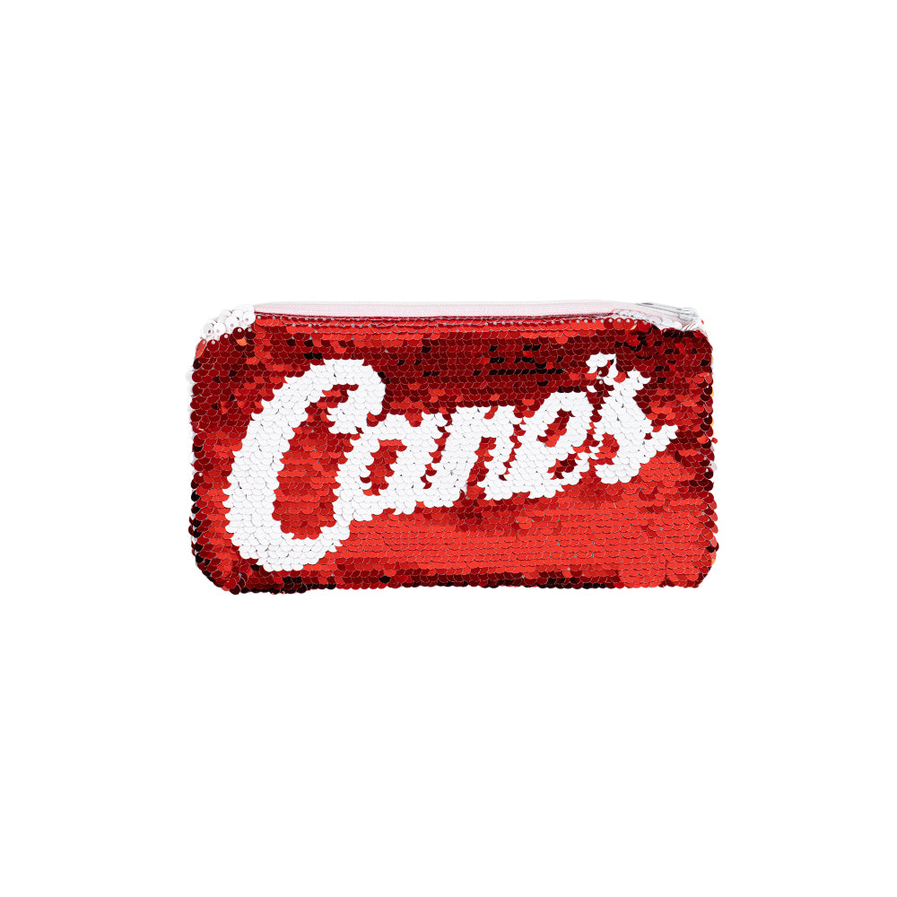 Cane's Sequin Pencil Pouch