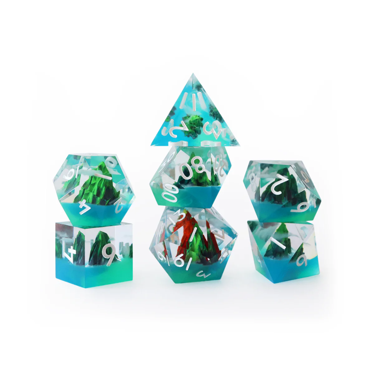 The Shattered Teeth Dice Set 5 The Shattered Teeth Dice Set