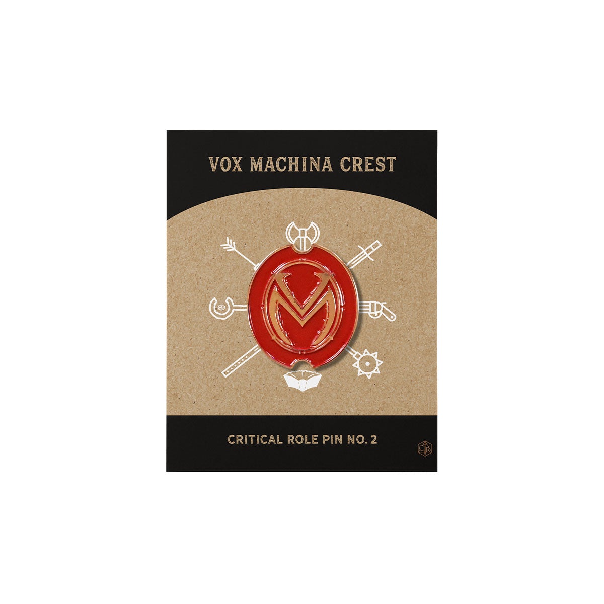 Critical Role Pin No. 2 - Vox Machina Crest