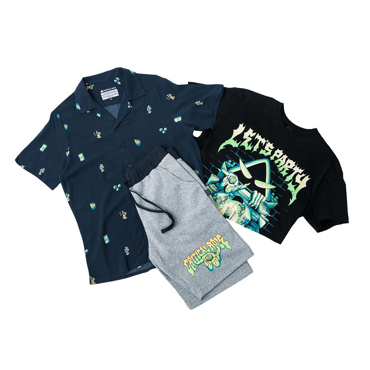 Critical Role Game Night Sweat Shorts 7 Critical Role Game Night Sweat Shorts