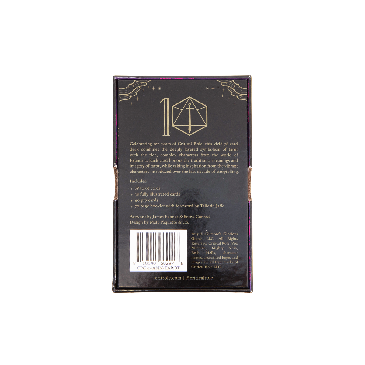 Critical Role 10-Year Anniversary Tarot Deck 19 Critical Role 10-Year Anniversary Tarot Deck