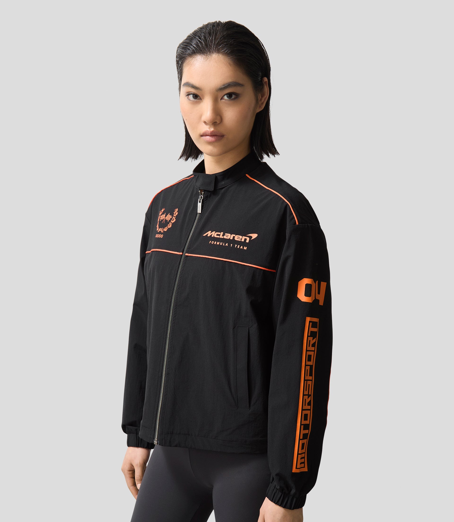 Reiss Technical Logo Jacket - Black 3 Reiss Technical Logo Jacket - Black