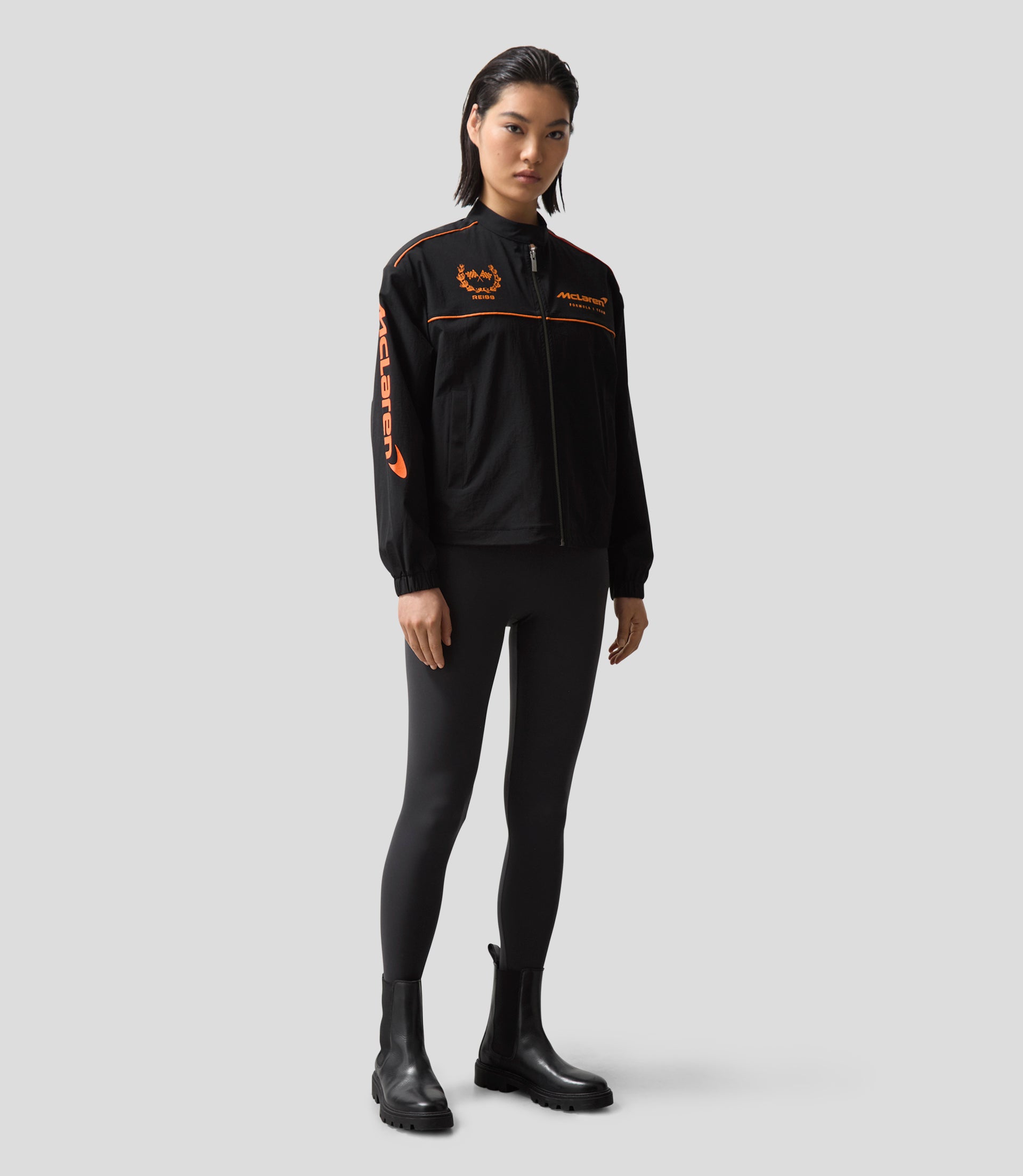 Reiss Technical Logo Jacket - Black 4 Reiss Technical Logo Jacket - Black