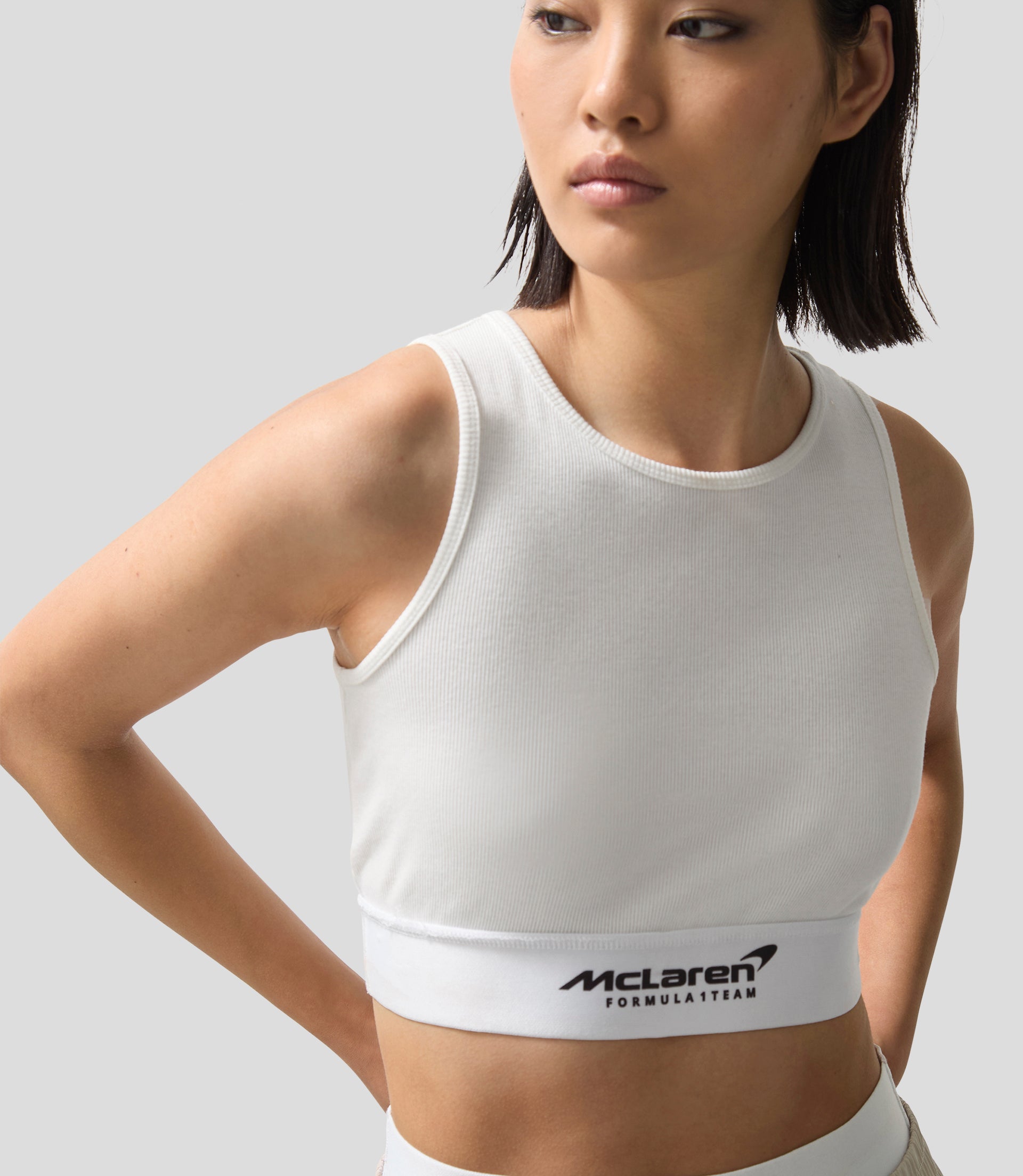 Reiss Womens Ribbed Cropped Vest 3 Reiss Womens Ribbed Cropped Vest