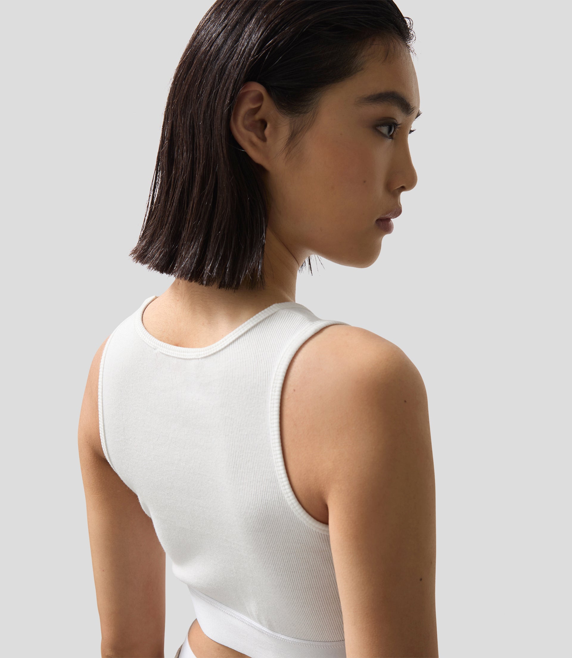 Reiss Womens Ribbed Cropped Vest 5 Reiss Womens Ribbed Cropped Vest