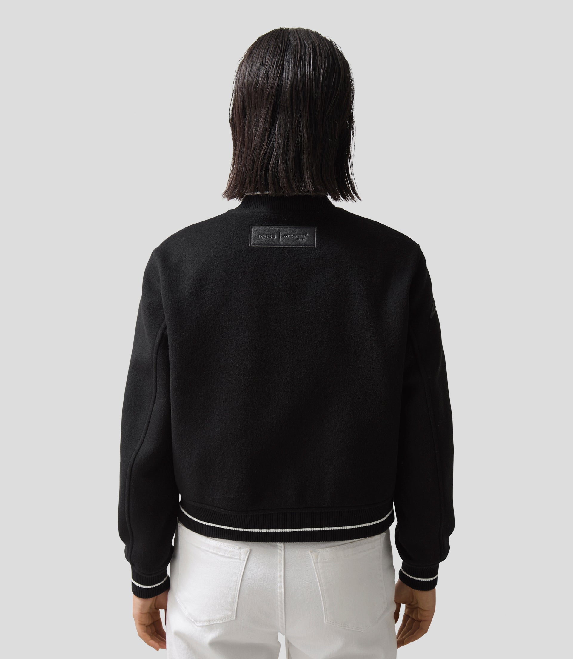 Reiss Womens Bomber Jacket - Black 6 Reiss Womens Bomber Jacket - Black