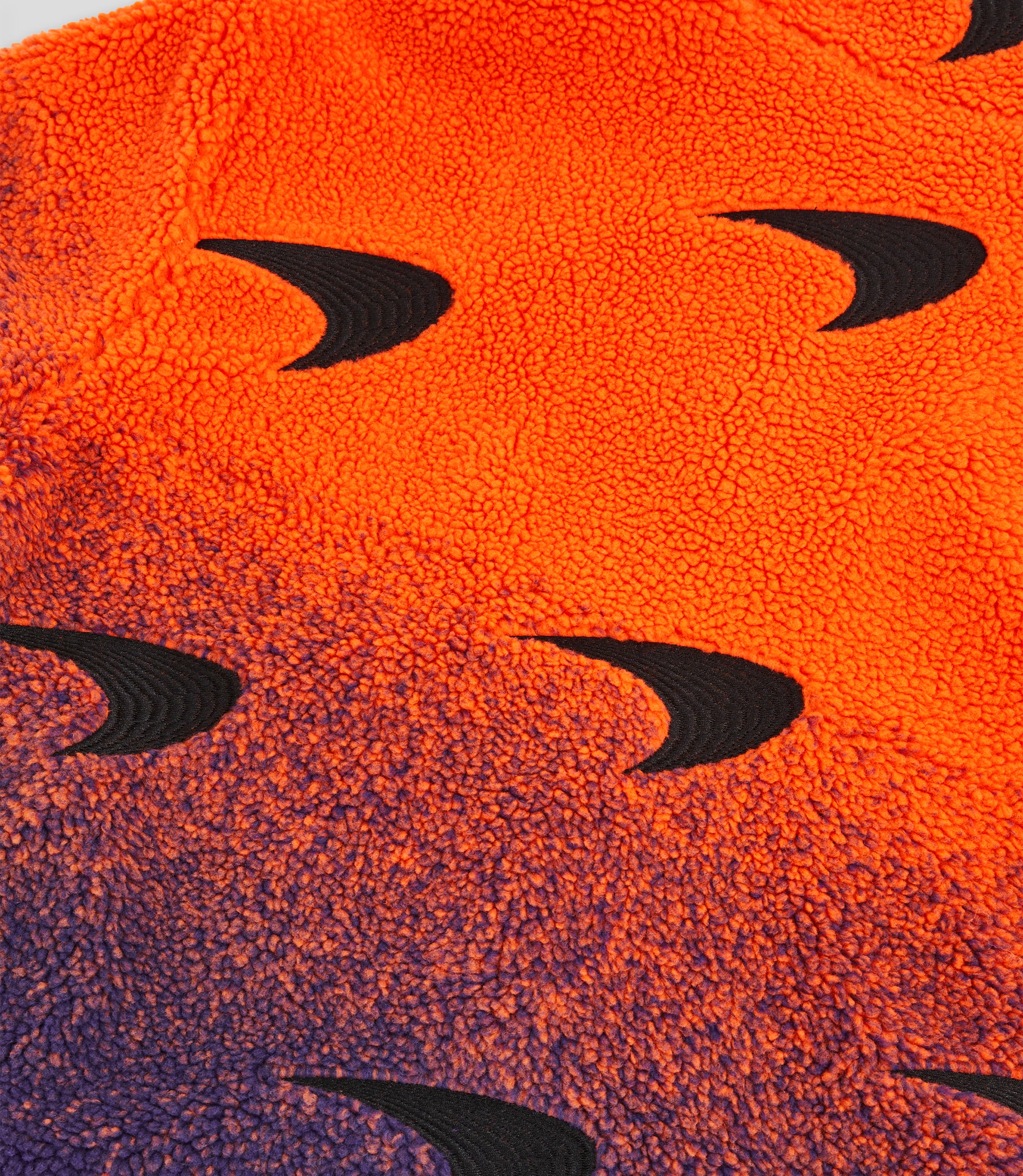 Reiss Unisex Ombré Fleece Jacket - Papaya/Purple 10 Reiss Unisex Ombré Fleece Jacket - Papaya/Purple