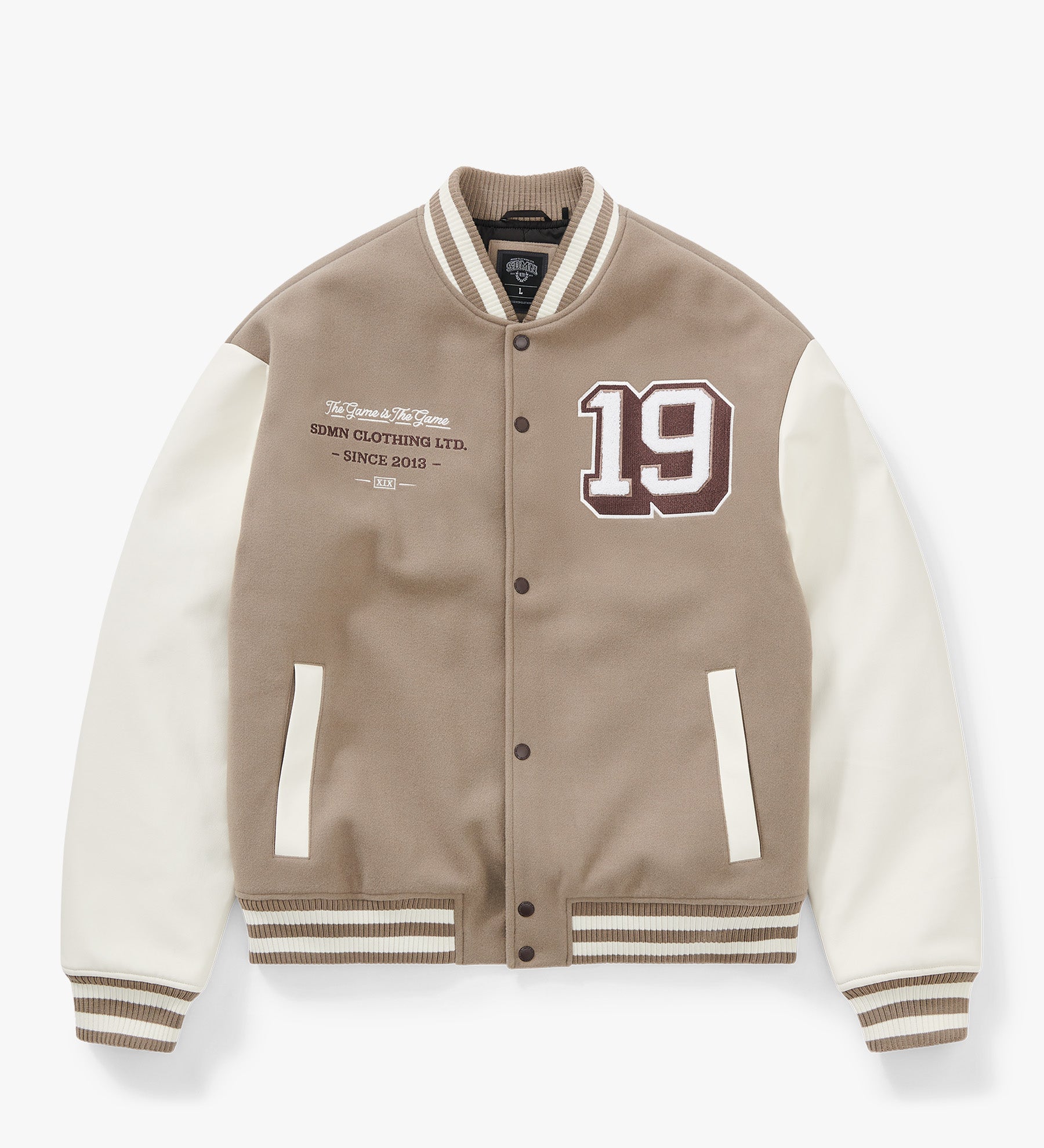 Imperial Varsity Letterman Jacket [Fossil/Stone]