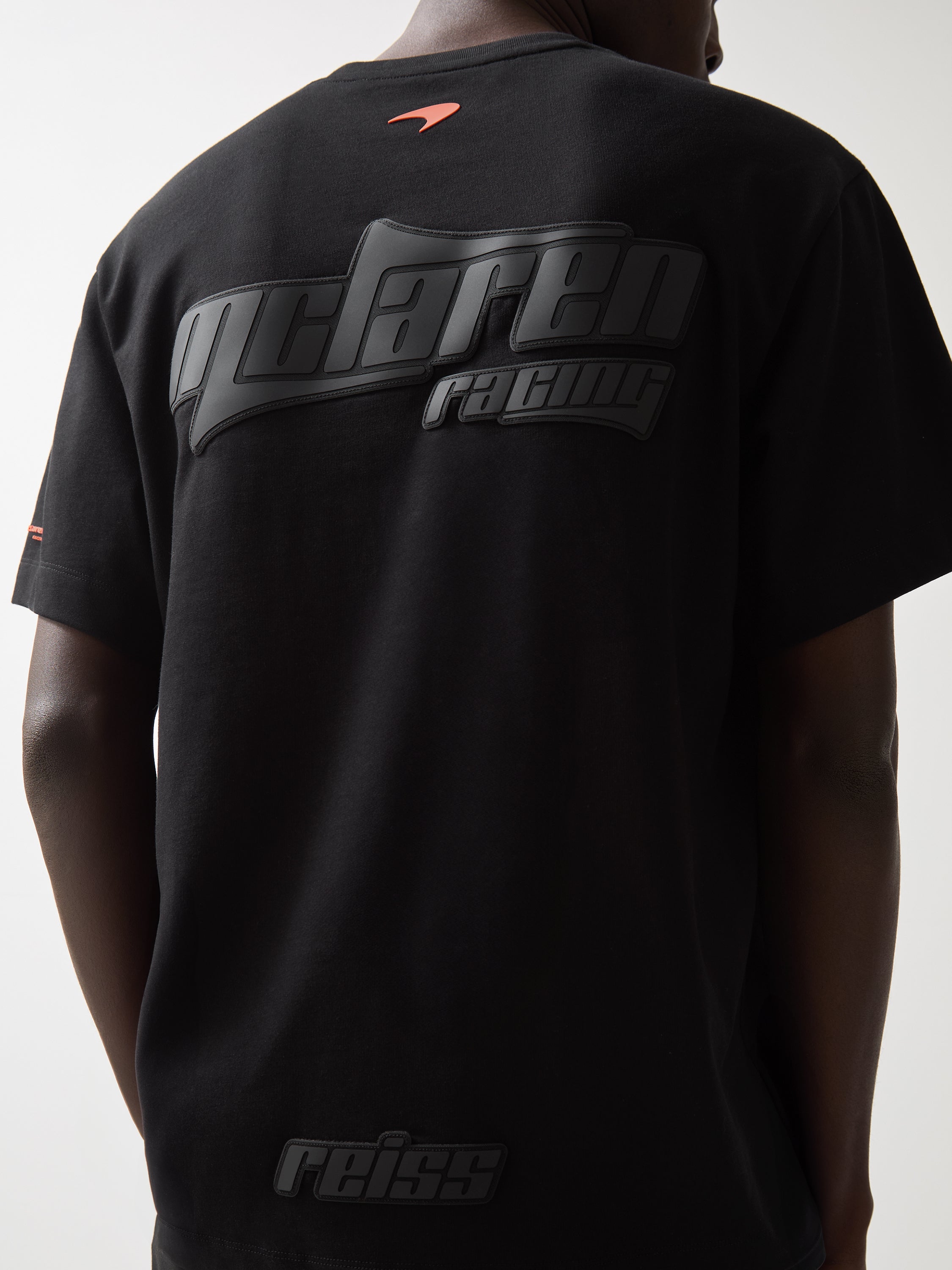Reiss Unisex Nakata Oversize Logo T-Shirt - Black 5 Reiss Unisex Nakata Oversize Logo T-Shirt - Black
