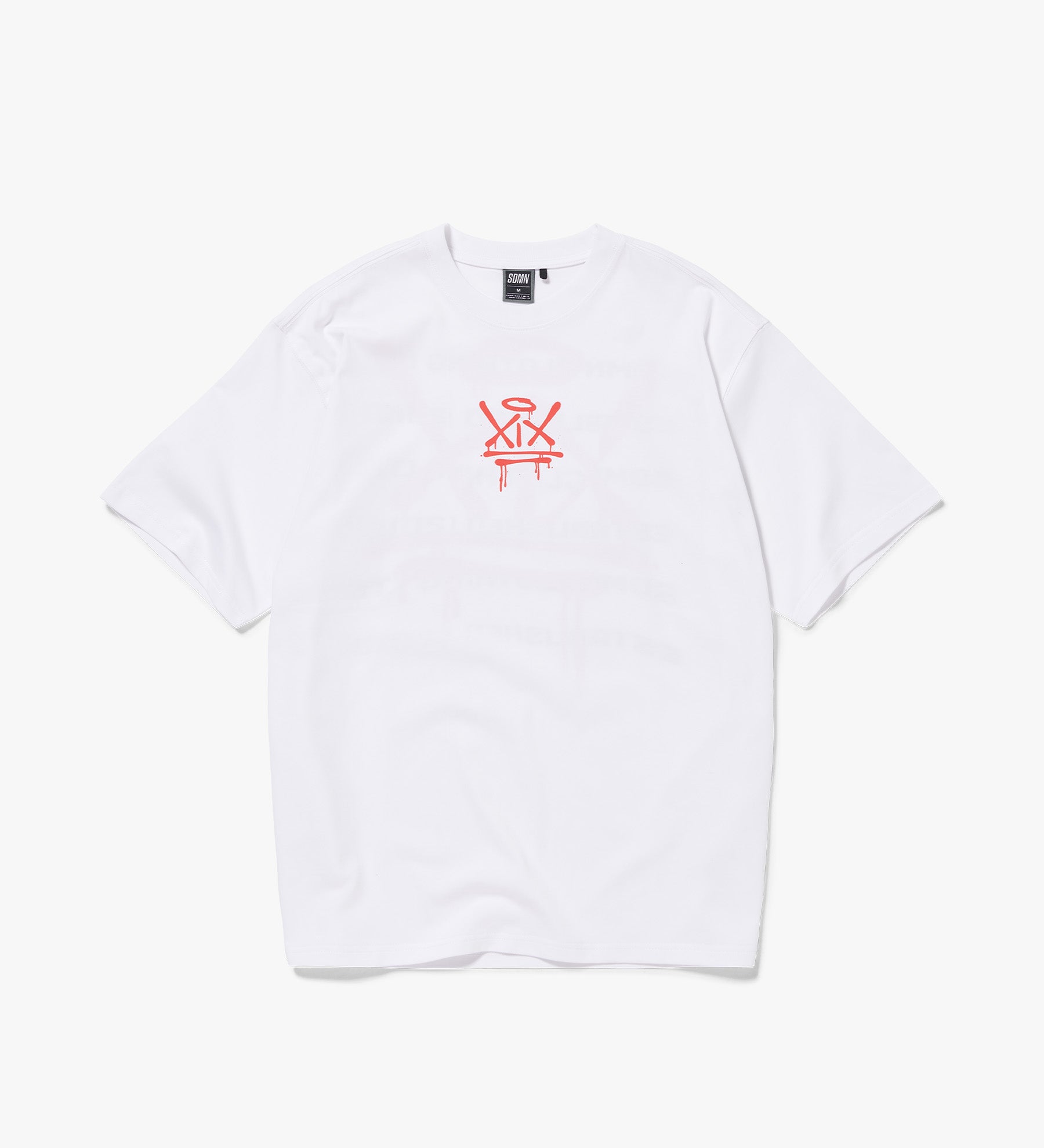 XIX Spray T-Shirt [White/Red]