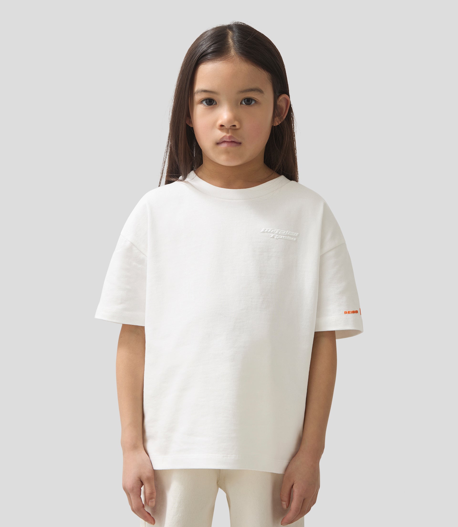 Reiss Juniors Oversized Logo Short Sleeve T-Shirt - White 4 Reiss Juniors Oversized Logo Short Sleeve T-Shirt - White