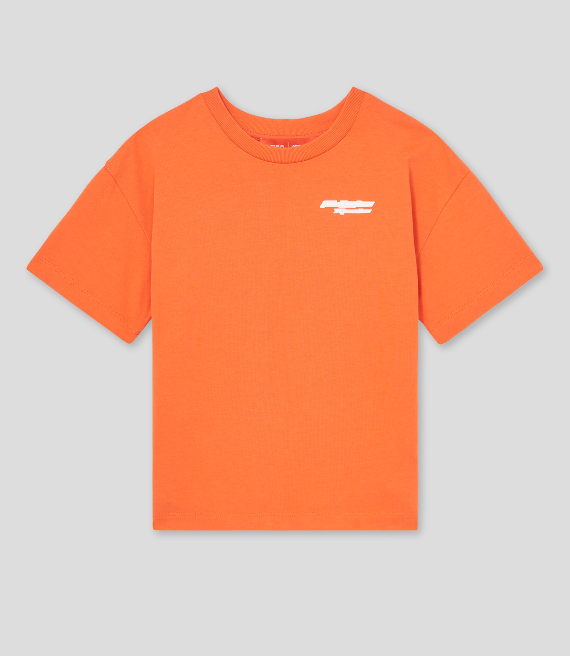Reiss Juniors Oversized Logo Short Sleeve T-Shirt - Papaya