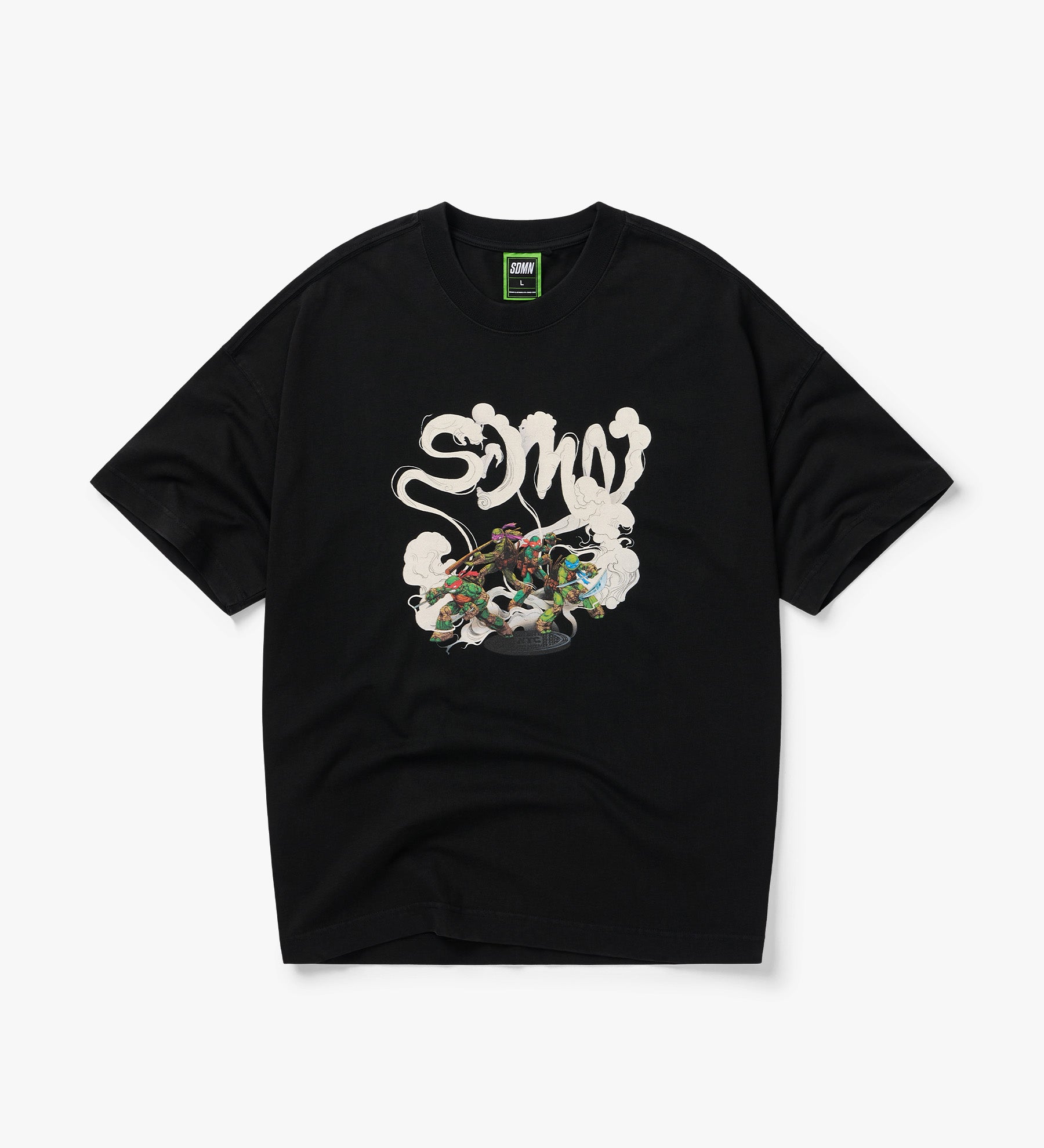 SDMN x TMNT Smoke T-Shirt [Vintage Black]