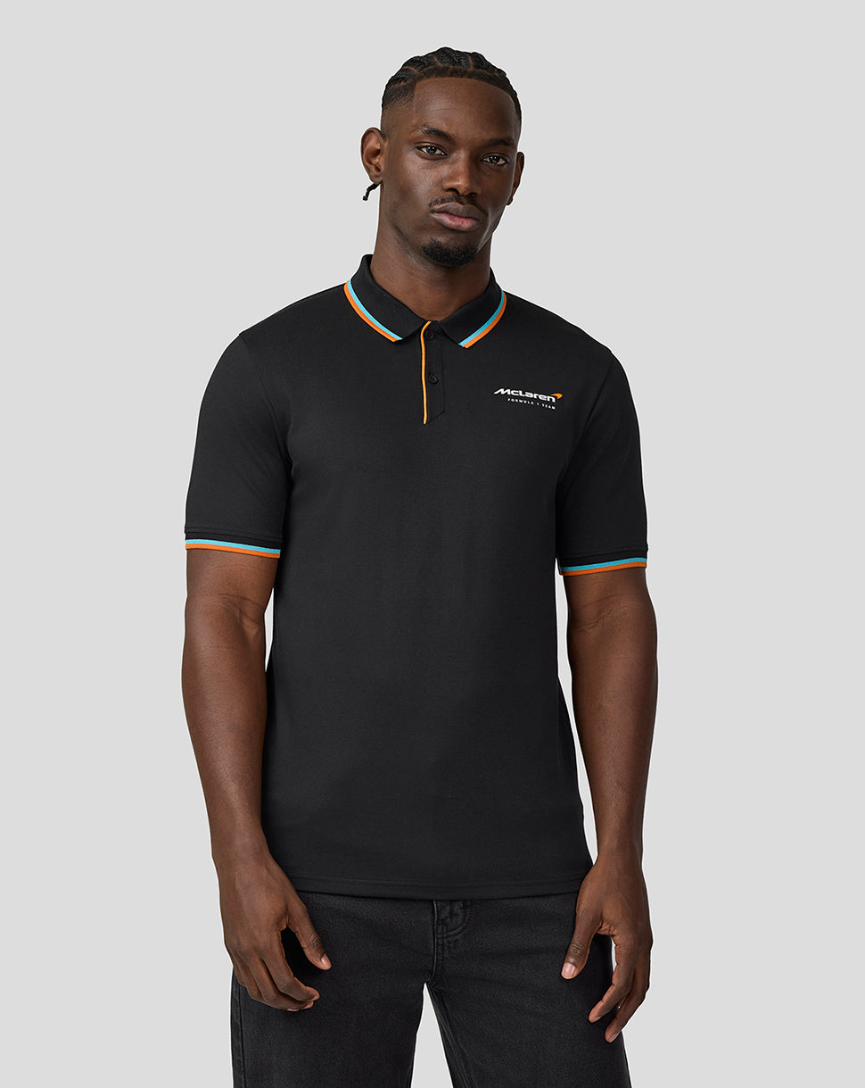 Mens Core Essentials Polo - Black