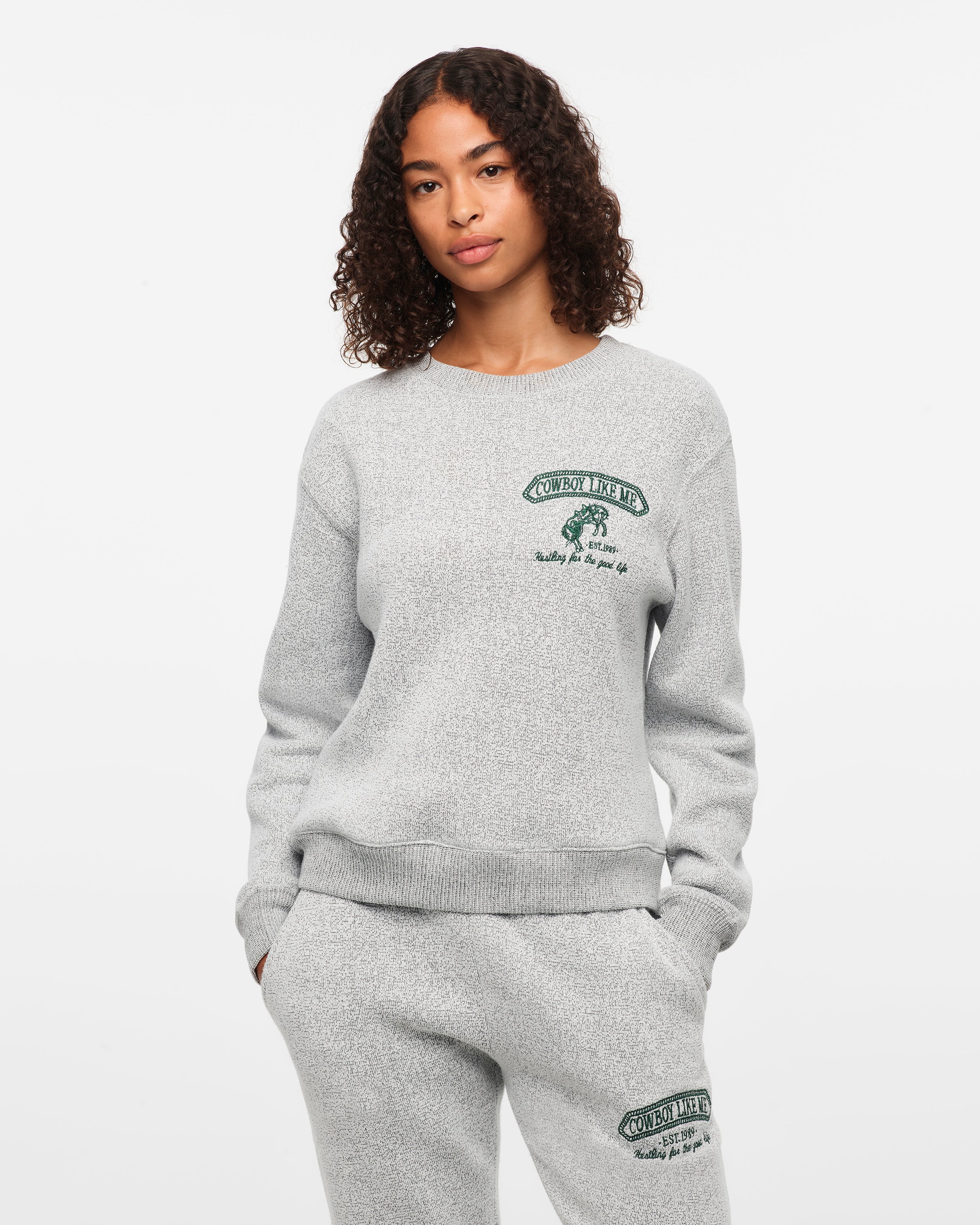 Cowboy Like Me Crewneck