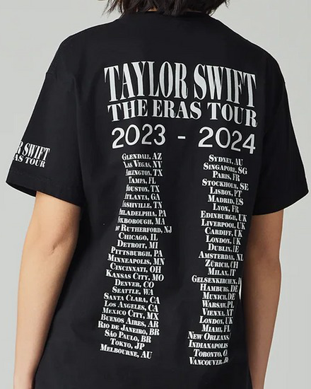 Taylor Swift | The Eras Tour Through Vancouver I Black T-Shirt 3 Taylor Swift | The Eras Tour Through Vancouver I Black T-Shirt