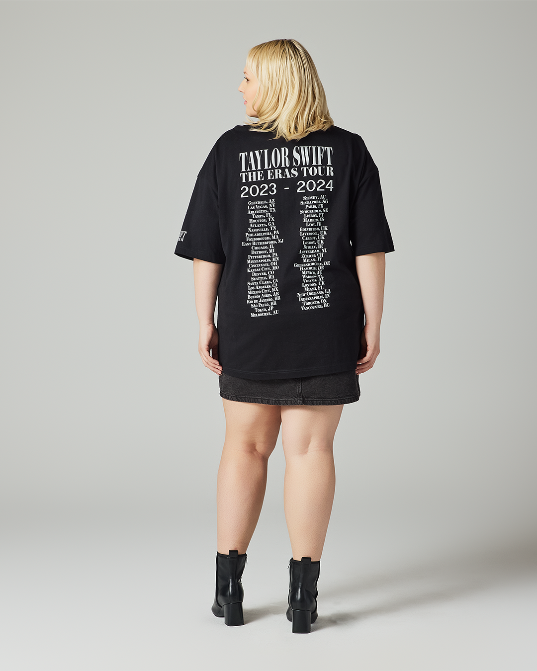 Taylor Swift | The Eras Tour Through Vancouver II Black T-Shirt 10 Taylor Swift | The Eras Tour Through Vancouver II Black T-Shirt