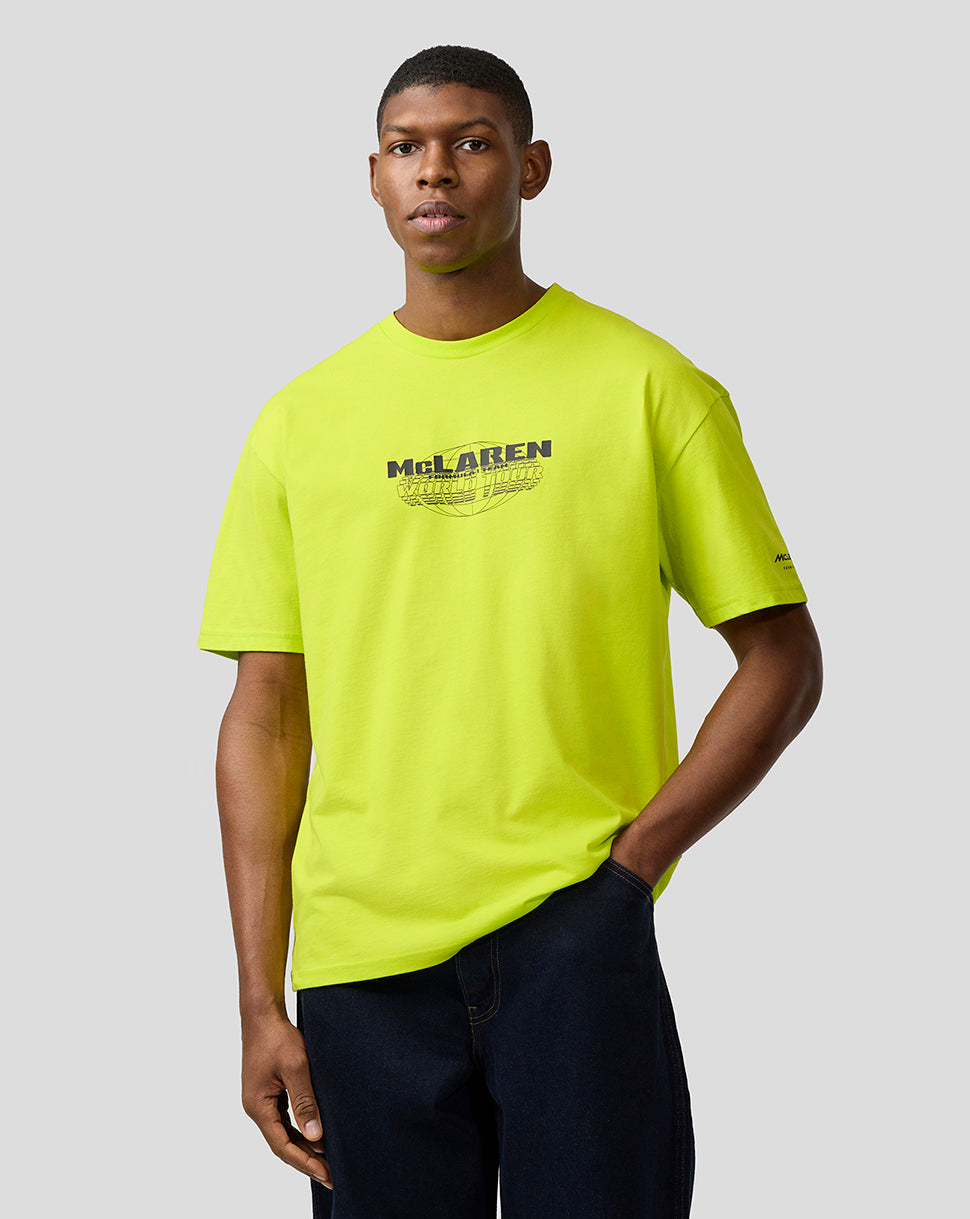 Unisex World Tour Graphic T-Shirt - Evening Primrose