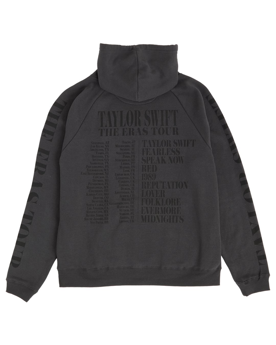 Taylor Swift | The Eras Tour Through London Black Hoodie 9 Taylor Swift | The Eras Tour Through London Black Hoodie
