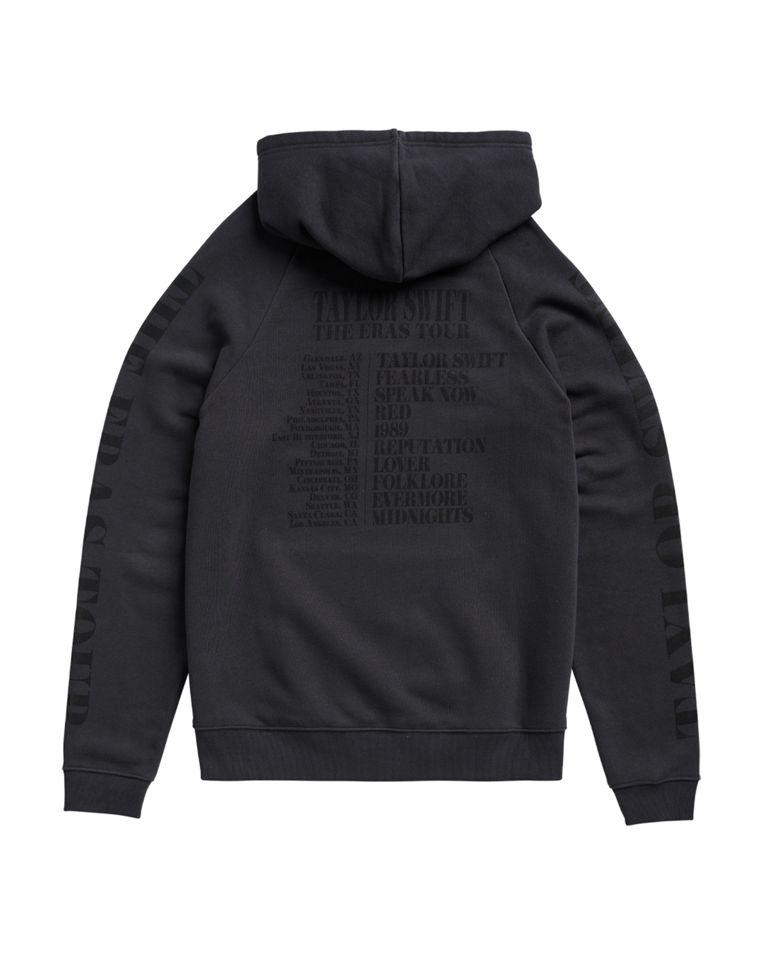 Taylor Swift | The Eras Tour Through LA Black Hoodie 12 Taylor Swift | The Eras Tour Through LA Black Hoodie