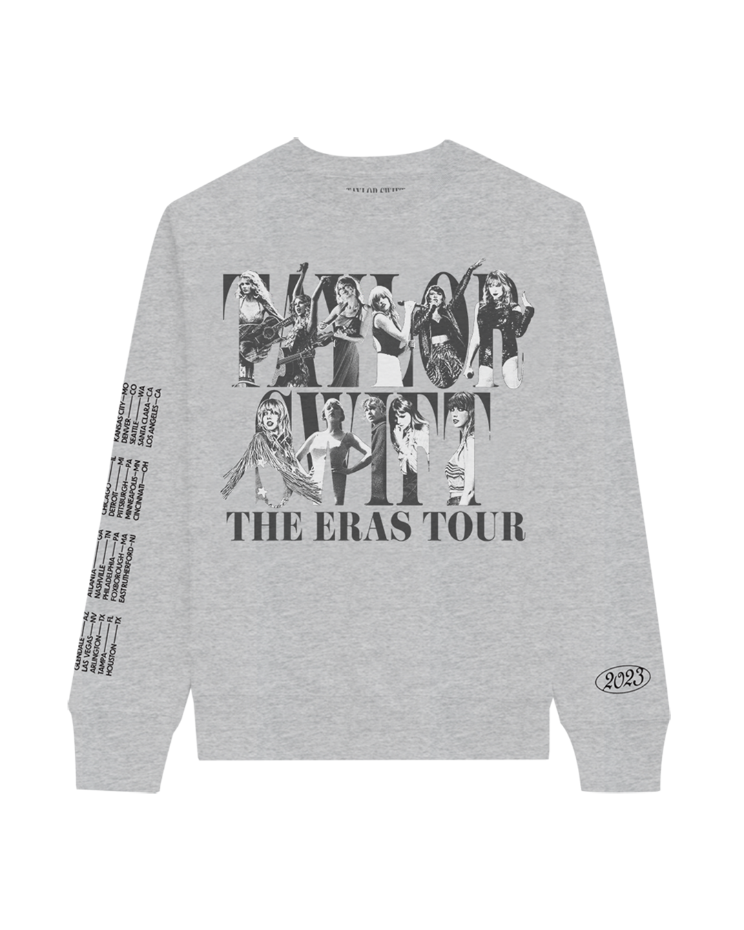 Taylor Swift | The Eras Tour Gray Crewneck