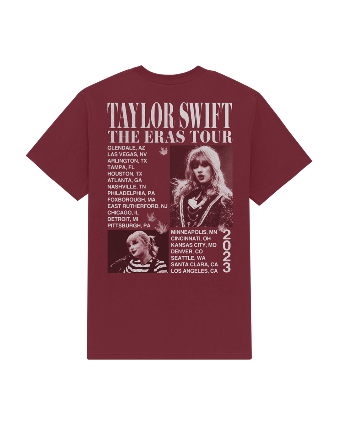 Taylor Swift | The Eras Tour RED (Taylor's Version) Album T-Shirt 3 Taylor Swift | The Eras Tour RED (Taylor's Version) Album T-Shirt