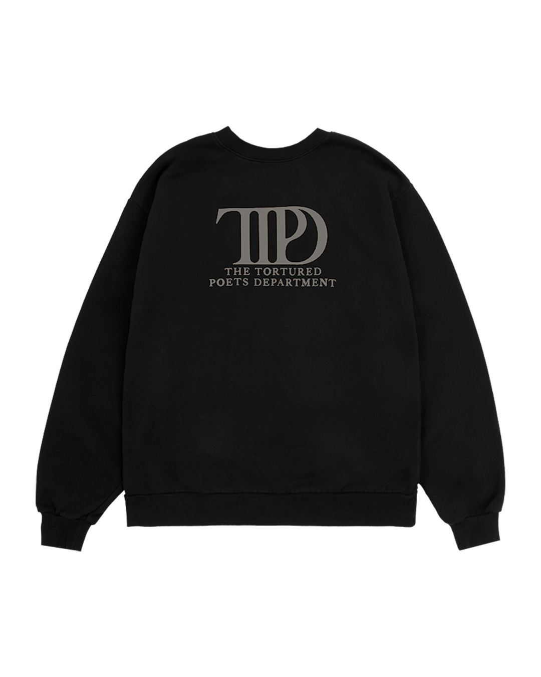 The Tortured Poets Department Black Crewneck
