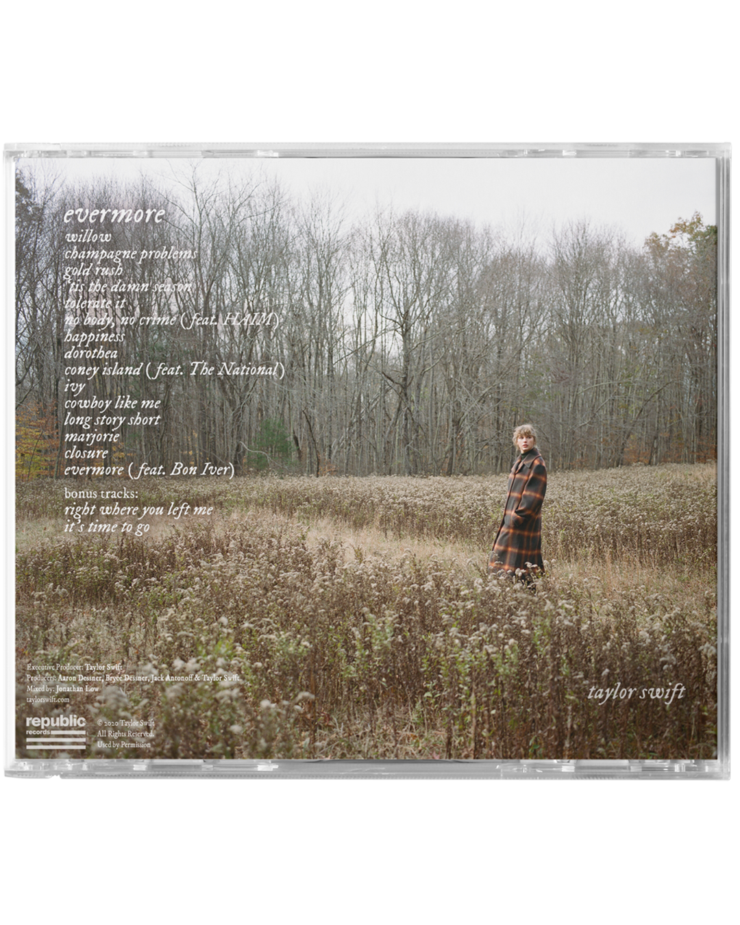 evermore album deluxe edition CD (clean version) 3 evermore album deluxe edition CD (clean version)