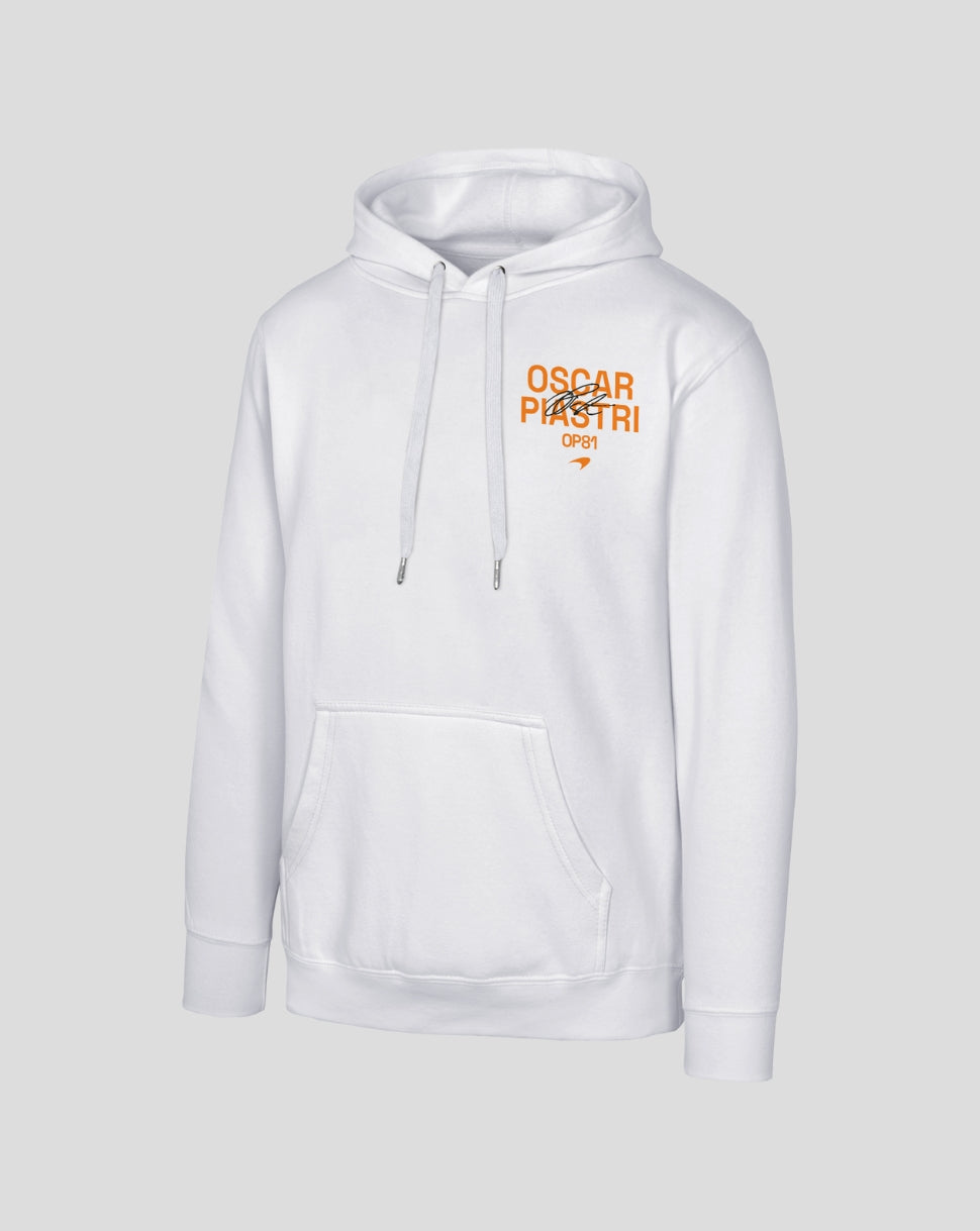 McLaren Mens OP81 Pullover Hoodie - White
