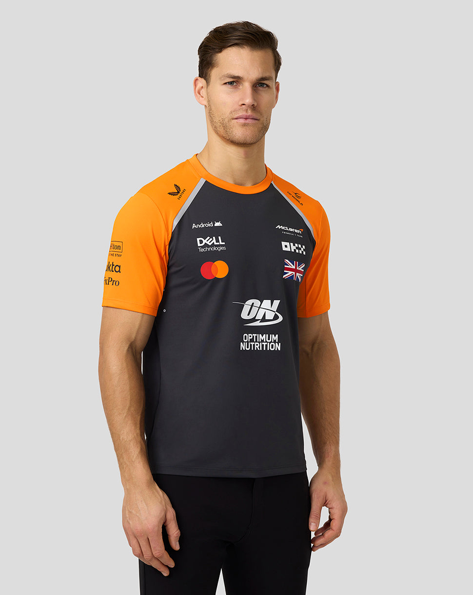Mens McLaren F1 Team Lando Norris Set Up T-Shirt - Phantom